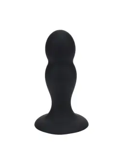 PLUG ANAL DE SILICONE LÍQUIDO DOBLE RATTER M PRETO LEVELZ