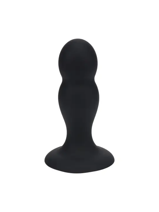 PLUG ANAL DE SILICONE LÍQUIDO DOBLE RATTER M PRETO LEVELZ