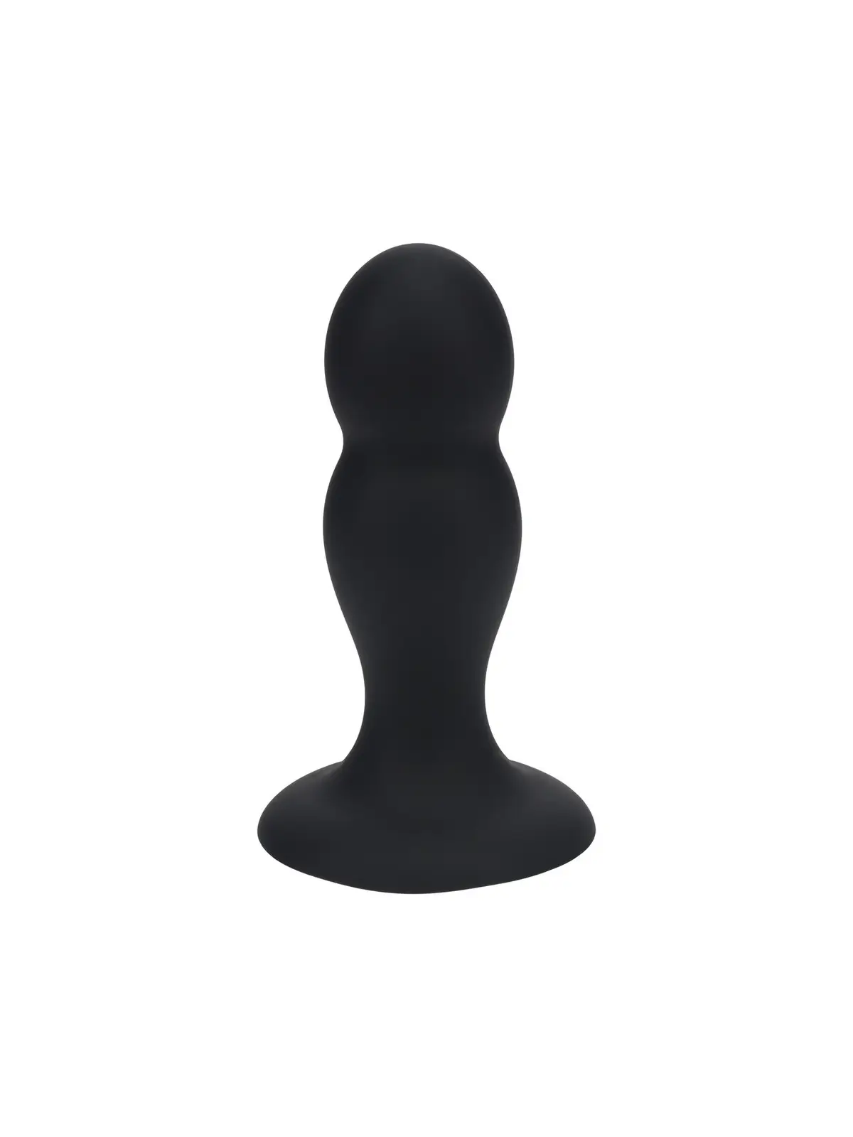PLUG ANAL DE SILICONE LÍQUIDO DOBLE RATTER M PRETO LEVELZ