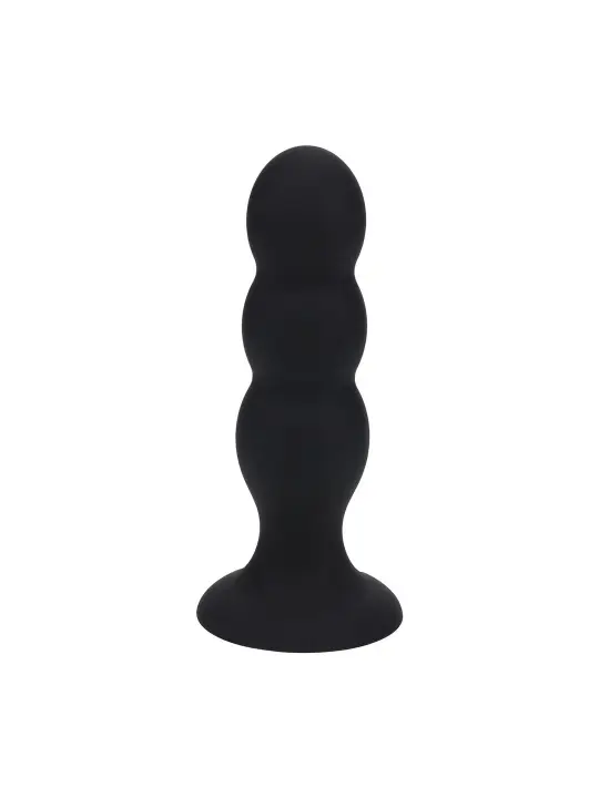 PLUG ANAL DE SILICONA LÍQUIDO TRI RATTLE L PRETO LEVELZ