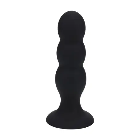 PLUG ANAL DE SILICONA LÍQUIDO TRI RATTLE L PRETO LEVELZ