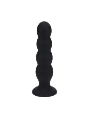 PLUG ANAL DE SILICONE LÍQUIDO QUAD RATTLE XL PRETO LEVELZ