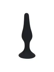 PLUG ANAL DE SILICONA SLIM M PRETO LEVELZ