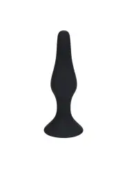 PLUG ANAL DE SILICONA SLIM L PRETO LEVELZ