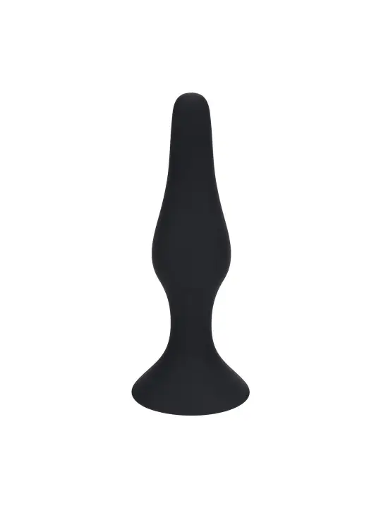 PLUG ANAL DE SILICONA SLIM L PRETO LEVELZ