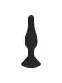 PLUG ANAL DE SILICONA SLIM L PRETO LEVELZ