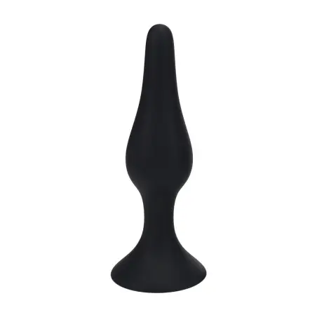 PLUG ANAL DE SILICONA SLIM XL PRETO LEVELZ