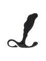 ESTIMULADOR DE PRÓSTATA DE SILICONE TEXTURIZADO RÍGIDO M PRETO LEVELZ