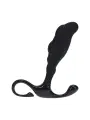ESTIMULADOR DE PRÓSTATA DE SILICONE TEXTURIZADO RÍGIDO L PRETO LEVELZ
