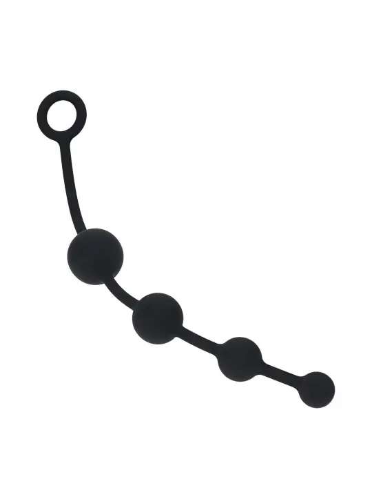 PEROLAS ANAIS DE SILICONE CURVADAS PRETO LEVELZ