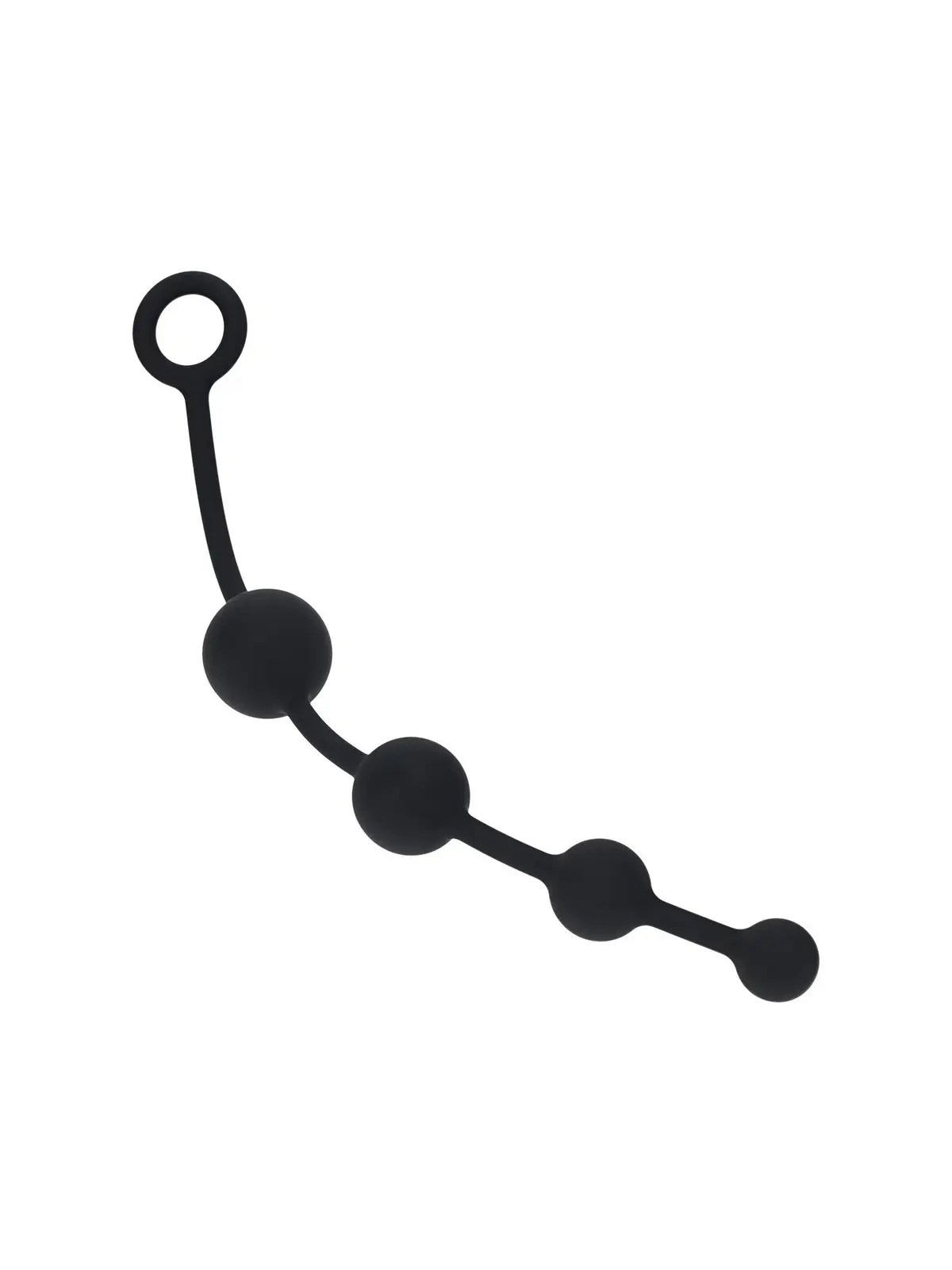 PEROLAS ANAIS DE SILICONE CURVADAS PRETO LEVELZ