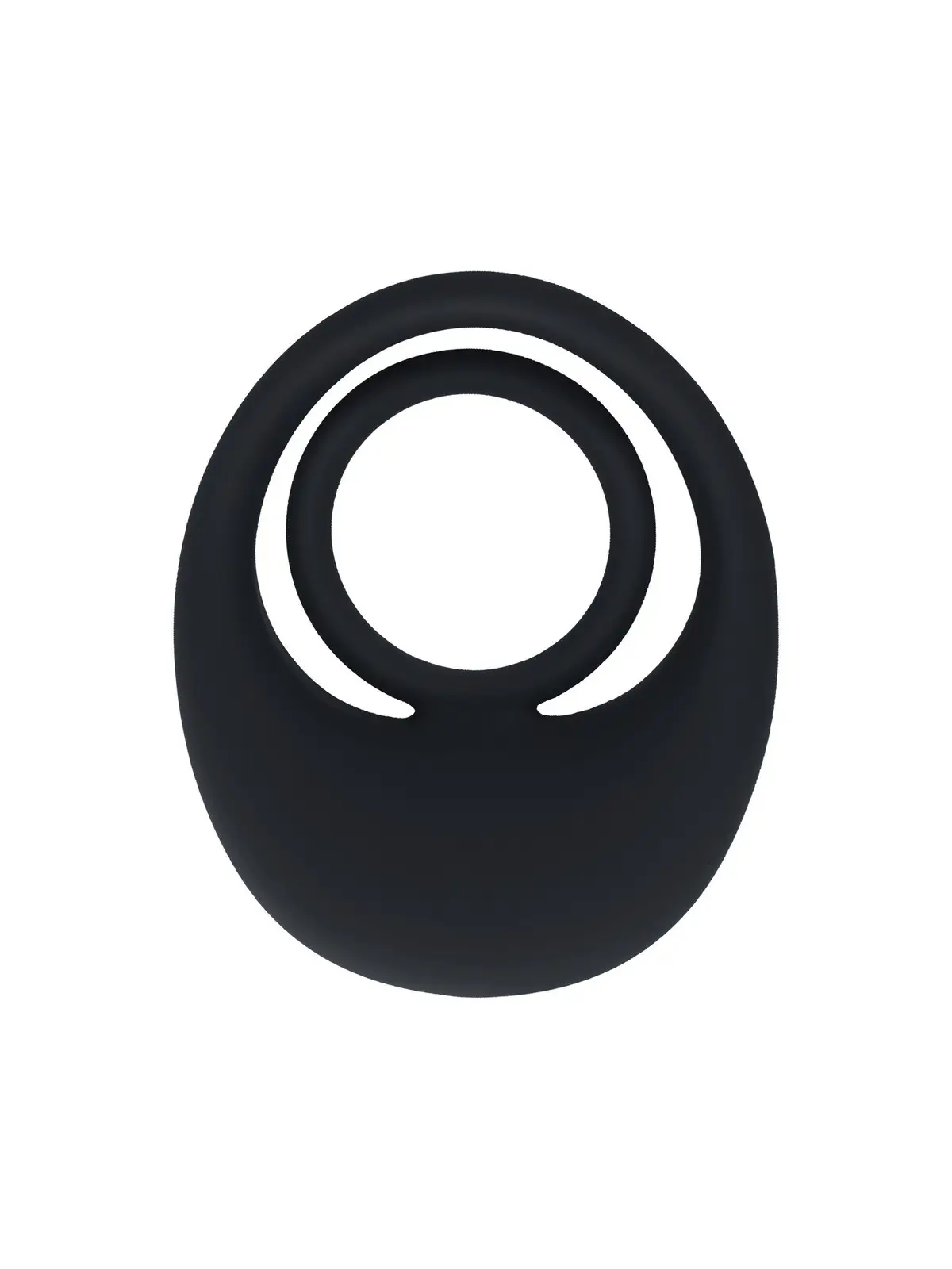 ANEL PARA O PÉNIS E TESTÍCULOS EM SILICONE LÍQUIDO COM VIBRAÇÃO PRETO LEVELZ