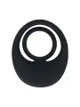 ANEL PARA O PÉNIS E TESTÍCULOS EM SILICONE LÍQUIDO COM VIBRAÇÃO PRETO LEVELZ