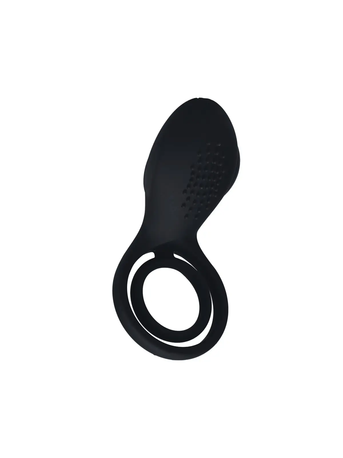 ANEL PARA O PÉNIS E TESTÍCULOS COM VIBRAÇÃO E ESTIMULADOR COM ASAS PRETO LEVELZ