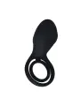 ANEL PARA O PÉNIS E TESTÍCULOS COM VIBRAÇÃO E ESTIMULADOR COM ASAS PRETO LEVELZ