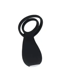 ANEL PARA O PÉNIS E TESTÍCULOS COM VIBRAÇÃO PRETO LEVELZ