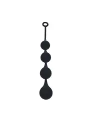 BOLAS ANAIS DE SILICONE EM FORMA DE GOTA DE ÀGUA XL 50MM PRETAS LEVELZ