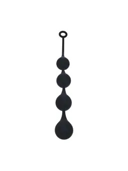 BOLAS ANAIS DE SILICONE EM FORMA DE GOTA DE ÀGUA XL 50MM PRETAS LEVELZ
