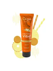 LUBRIFICANTE LUBE TUBE VIBE! PIÑA COLADA MÉDIA INTENSIDADE ORGIE 100ML