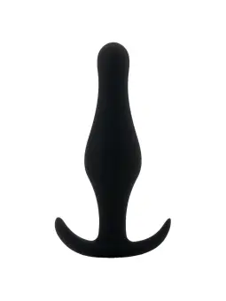 PLUG ANAL BUTT PLUG COM PEGA PRETO MÉDIO