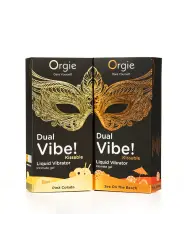 VIBRADOR LÍQUIDO BEIJÁVEL DUAL VIBE SEX ON THE BEACH 15ML ORGIE