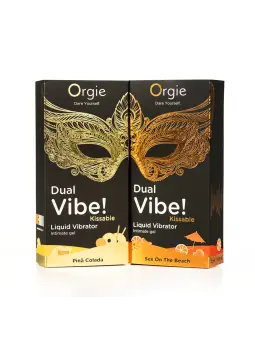 VIBRADOR LÍQUIDO BEIJÁVEL DUAL VIBE SEX ON THE BEACH 15ML ORGIE