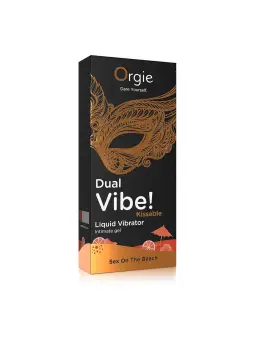 VIBRADOR LÍQUIDO BEIJÁVEL DUAL VIBE SEX ON THE BEACH 0.5 FL OZ 15ML ORGIE