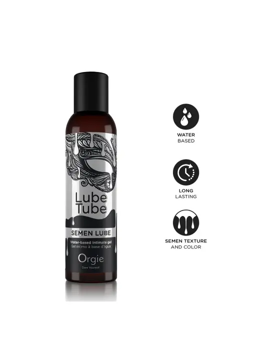 GEL LUBRIFICANTE COM BASE DE ÁGUA SEMEN LUBE 150ML ORGIE
