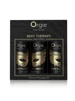 CONJUNTO DE ÓLEOS DE MASSAGEM SEXY THERAPY SENSUAL MINI SIZE ORGIE