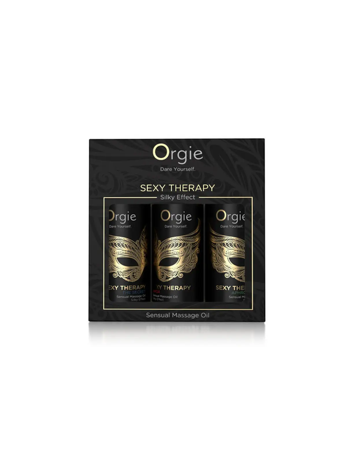 CONJUNTO DE ÓLEOS DE MASSAGEM SEXY THERAPY SENSUAL MINI SIZE ORGIE