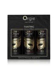 CONJUNTO DE ÓLEOS DE MASSAGEM TANTRIC SENSUAL MINI SIZE ORGIE