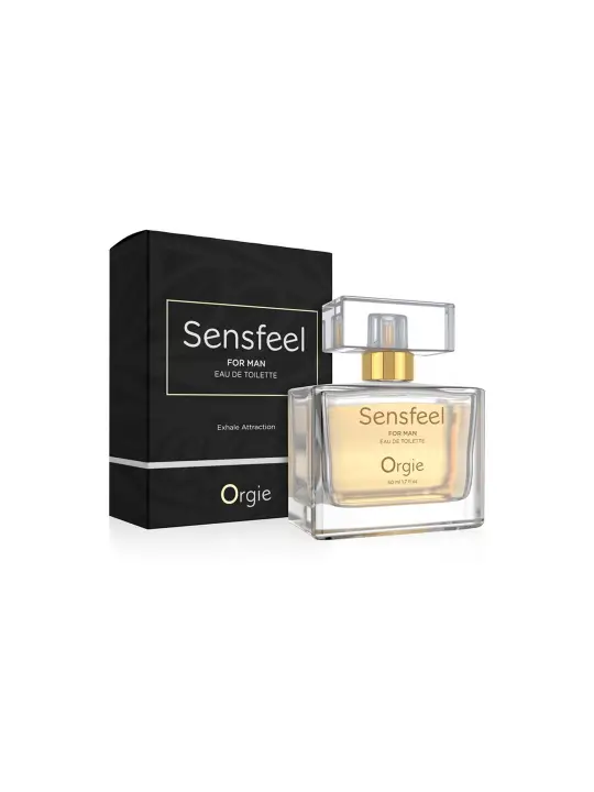 PERFUME COM FEROMONAS SENSFEEL FOR MEN ORGIE