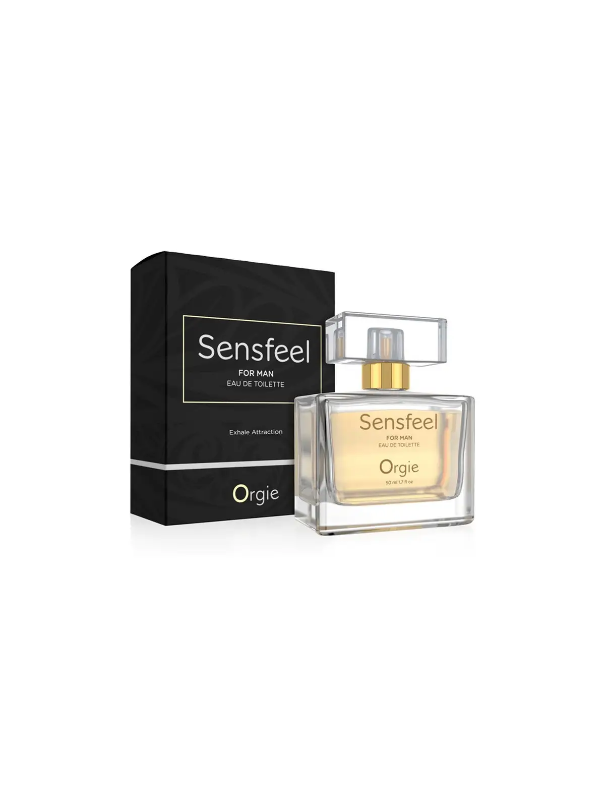 PERFUME COM FEROMONAS SENSFEEL FOR MEN ORGIE