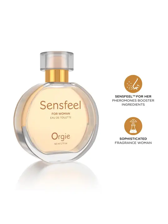 PERFUME COM FEROMONAS SENSFEEL FOR WOMAN 50ML ORGIE