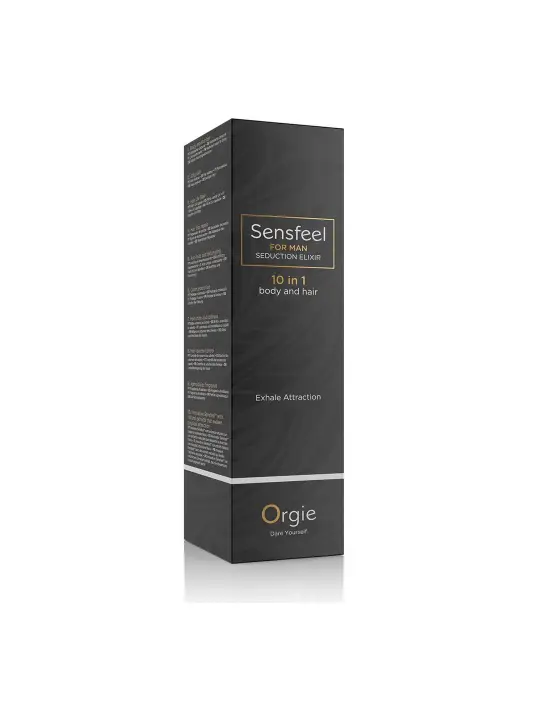 LOÇÃO PARA CORPO E CABELO COM FEROMONAS SENSFEEL FOR MEN 100ML ORGIE