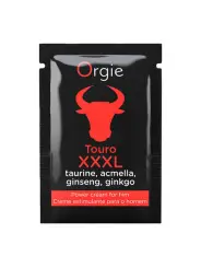 SAQUETA DE CREME ESTIMULANTE TOURO XXXL 2ML ORGIE