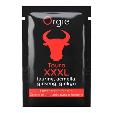 SAQUETA DE CREME ESTIMULANTE TOURO XXXL 2ML ORGIE