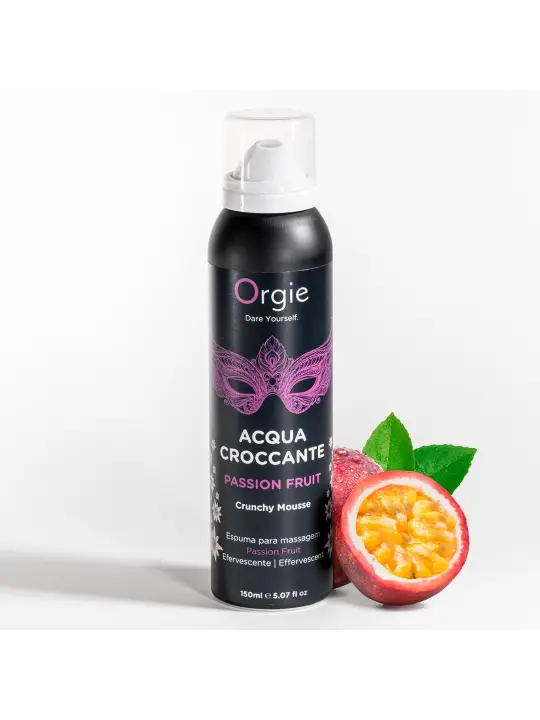 ESPUMA DE MASSAGEM CRACKELING ACQUA CROCCANTE DE MARACUJÁ 150ML ORGIE