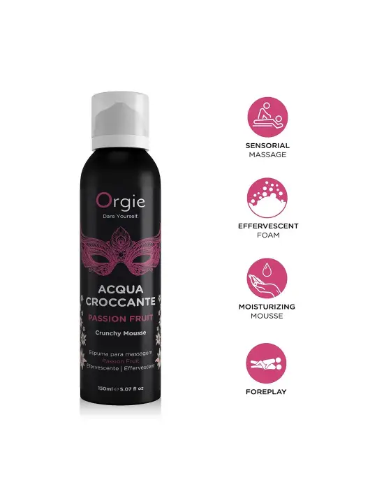 ESPUMA CROCANTE DE MARACUJÁ 150ML ORGIE