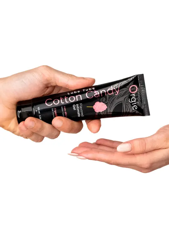 LUBRIFICANTE À BASE DE ÁGUA COM SABOR A ALGODÃO DOCE 100ML ORGIE