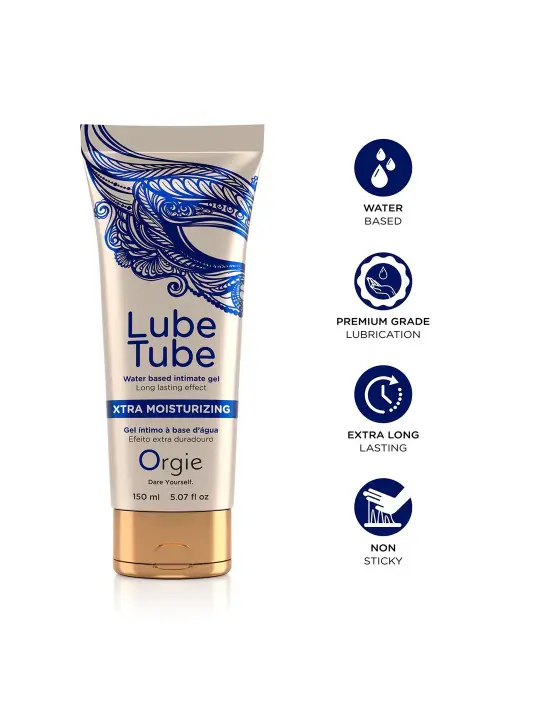 LUBRIFICANTE À BASE DE ÁGUA XTRA LUBRICATION 150ML ORGIE