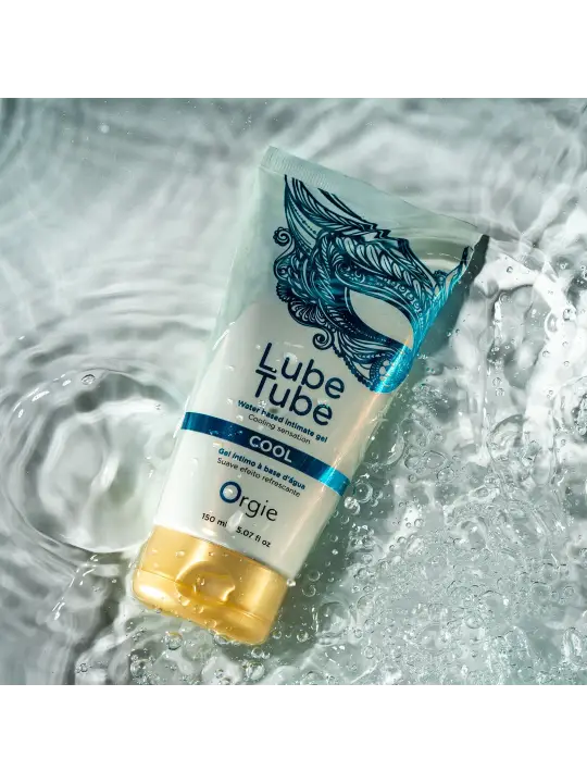 LUBRIFICANTE À BASE DE ÁGUA COM EFEITO FRIO LUBE TUBE 150ML ORGIE