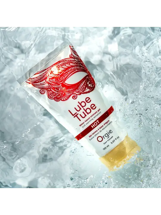 LUBRIFICANTE À BASE DE ÁGUA COM EFEITO DE AQUECIMENTO LUBE TUBE 150ML ORGIE