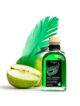 KIT DE MASSAGEM LIPS SEXY THERAPY DE MAÇÃ 100ML ORGIE