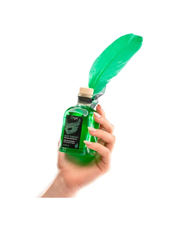 KIT DE MASSAGEM LIPS SEXY THERAPY DE MAÇÃ 100ML ORGIE