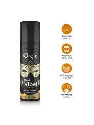 VIBRADOR LÍQUIDO COM SABOR A PIÑA COLADA DUAL VIBE 15ML ORGIE