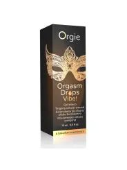 GOTAS COM EFEITO VIBRATÓRIO ORGASM DROPS VIBE 15ML ORGIE