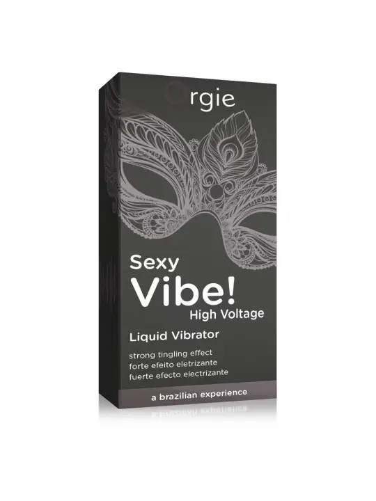 GEL COM VIBRAÇÃO SEXY VIBE HIGH VOLTAGE 15ML ORGIE