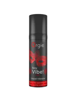 GEL COM VIBRAÇÃO E COM EFEITO DE AQUECIMENTO SEXY VIBE 15ML ORGIE