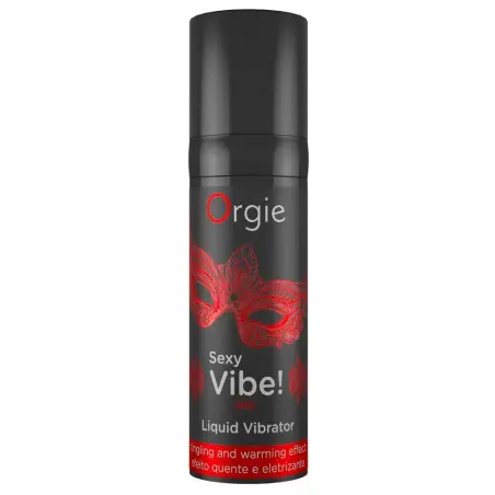 GEL COM VIBRAÇÃO E COM EFEITO DE AQUECIMENTO SEXY VIBE 15ML ORGIE